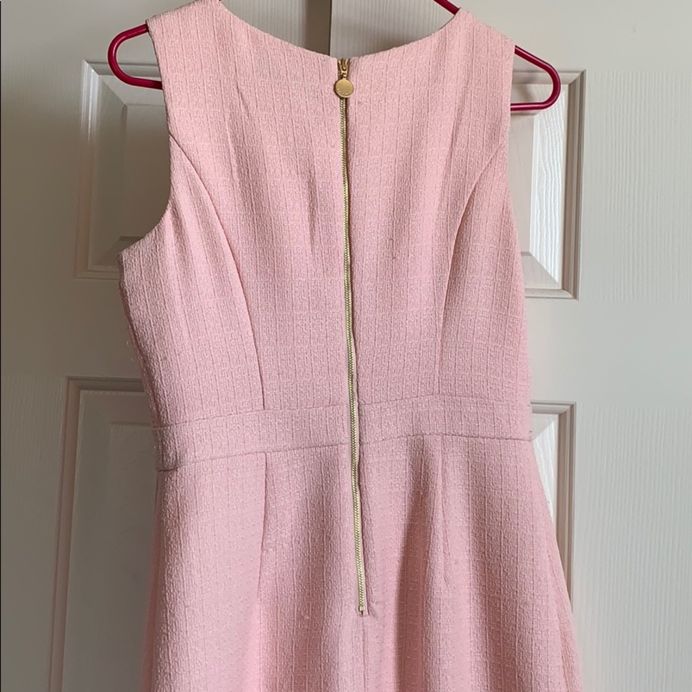 Ellen Tracy light pink tweed dress - Picture 4 of 6